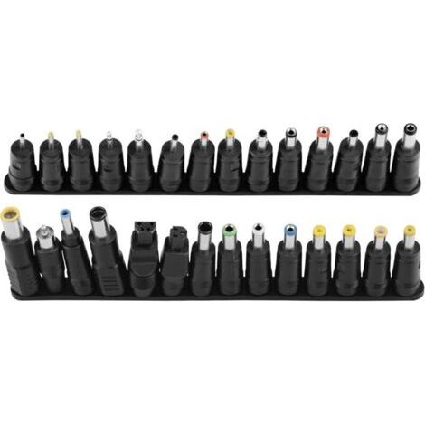 royaluxe-Lot de 28 adaptateurs secteur universels CA/CC pour ordinateurs portables, 5,5 x 2,1 mm 28 PCS (1/4)