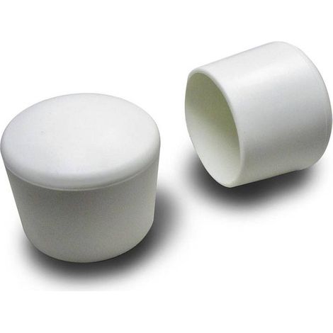 Ajile - Embout flexible enveloppant BLANC pour tube de diam. 40 mm (1/3)
