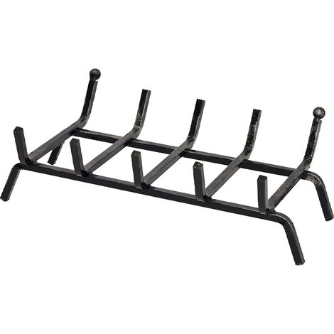 Brucialegna per Camino in Acciaio 50x35 cm FERLIVING - Sezione 12x12 mm