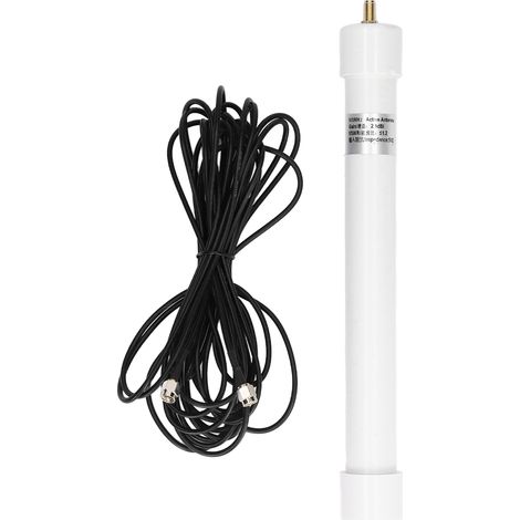 Antenne active 915 MHz extérieure 2,1 dBi récepteur radio longue portée RF ID avec câble de 6 mètres/19,69 pieds