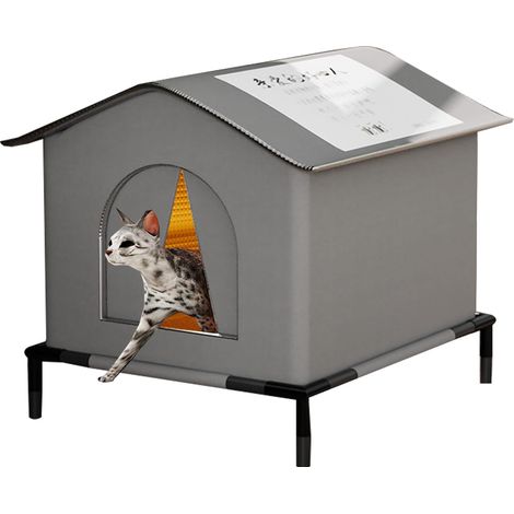 Abri pour Chat D'extérieur - Habitation Isolée et (1/5)