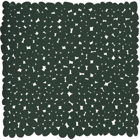 Tapis fond de douche PVC GALETS 53x53cm Vert Foncé MSV