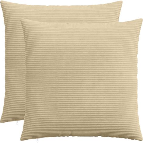 Housse de coussin 2 pcs HEERLEN Vert Gris 60 x 60 cm vidaXL