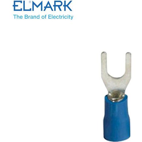 TERMINALI A FORCELLA ISOLATI BLISTER SVS 2-6/BLU 100PZ