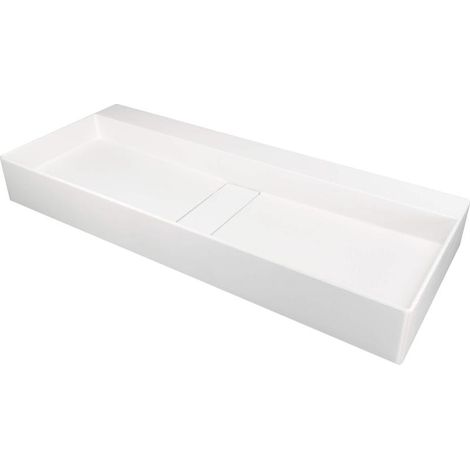 deante BLUR lavabo de granito de encimera con cubredesagüe alabastro