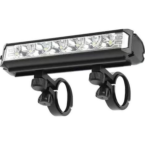 Lampe frontale LED pour trottinette électrique, lampe torche étanche 4000 mAh, rechargeable par USB, éclairage de vélo (1/5)