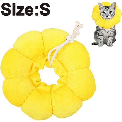 Collerette de Chats Collier Soft Doux Chat collerette de protection Anti Morsure Safety Réglable Protecteur de Collier pour Animaux de compagnie, les Chats, les Chiens Chiot Chaton (1/4)