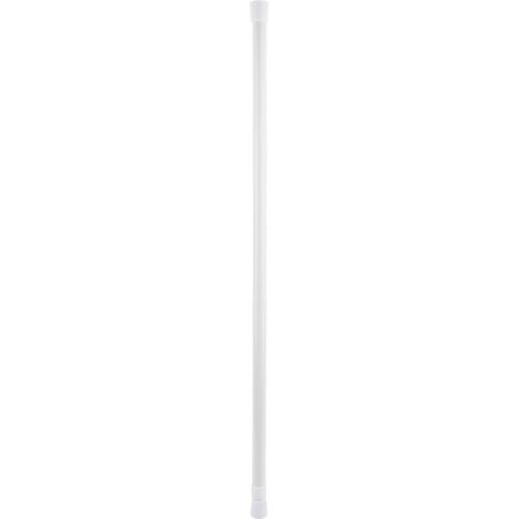 Tringle télescopique extensible 85150cm pour rideau de douche, fenêtre ou salle de bain, barre à ressort chargeable (1/5)
