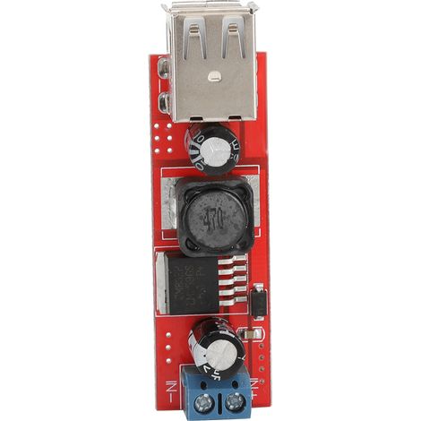 Régulateur de tension DC-DC 9V-36V vers 5V 3A pour véhicule avec double port USB (1/5)