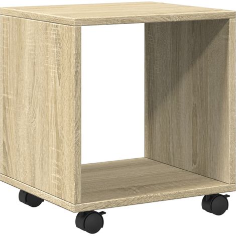 Maison Exclusive - Mobiletto con Ruote Rovere Sonoma 37x33x42,5 cm in Truciolato (1/5)