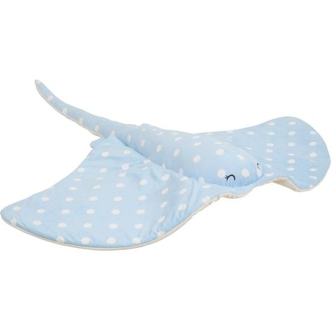Orta Manta Rayas Peluche 95x10 cm Azul Claro - Atmosphera créateur d'intérieur (1/2)