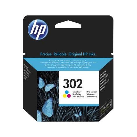 HP 302 Tri-color Original Ink Cartridge Druckerpatrone 1 Stück(e) Standardertrag Cyan, Magenta, Gelb (1/5)