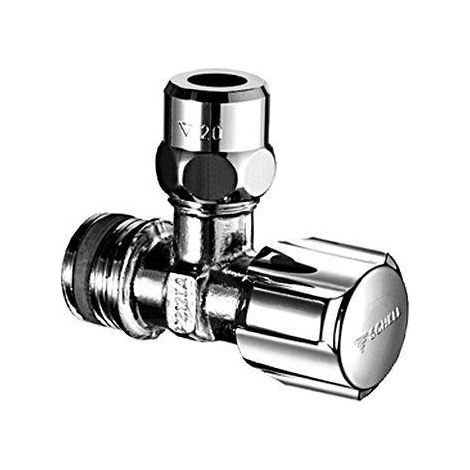 Schell Comfort - Robinet équerre de régulation, chrome 049030699 (1/2)