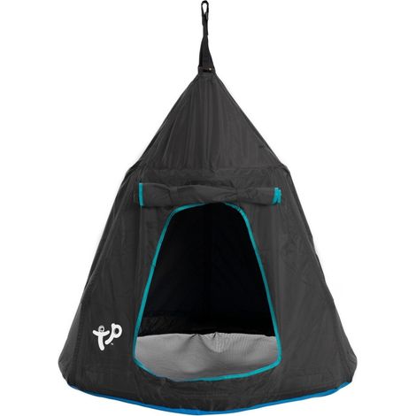 Tp Toys – Balançoire tente OVNI h190-250 cm – Métal et textile nylon – Pour 2 enfants – Poids supporté 35 kg – Usage domestique (1/5)
