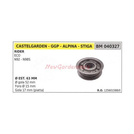 Puleggia per trattorino rasaerba tosaerba tagliaerba rider eco GGP 040327