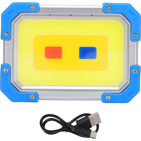Lampe travail LED portable étanche multi-modes, lanterne camping tente panne réparation F023-4 COB (1/5)