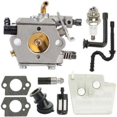 Carburateur pour stl 024 026 Tronçonneuse MS 240 MS 260, XU, Pièces de Rechange Accessoire Moteur Numéro de Pièce OEM WT-194 Kit de Réparation de Carburateur - KZQ (1/4)