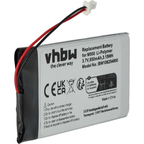 vhbw Akku kompatibel mit Palm / Handspring / Palmone M500, M505, M515 PDA Notepad Tablet (850 mAh, 3,7 V, Li-Polymer) (1/5)