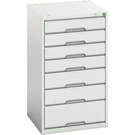 Bott 16925029.16 Verso 7 Drawer Cabinet 525 x 900mm Light Grey BOT169250296