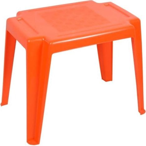 Tavolo da giardino in plastica arancione per bambini Lolek