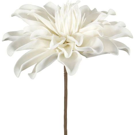 Fleur Artificielle Nenia Blanche en Polyéthylène Haute Tige 95cm
