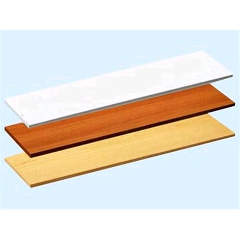 Mensole in legno squadrate - Colore bianco - cm. 80x20 - spess. cm. 1,8 Conf. 5 Pz