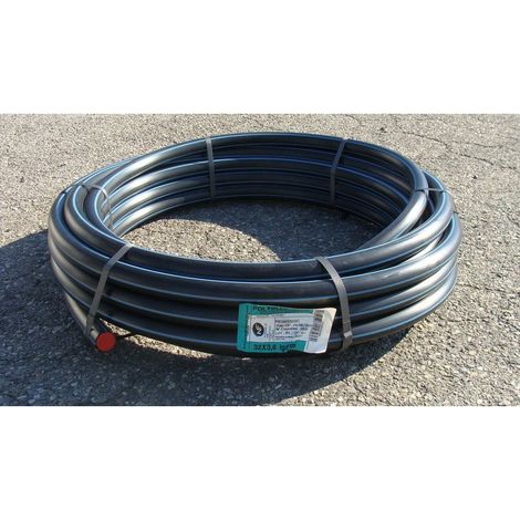 Polyethylen-Zufuhrrohr, Durchmesser 24,8 x 32 mm, in 25-m-Rolle SANS MARQUE