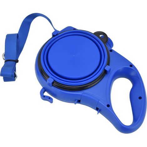 Multifunktionale, innen hohle Hundeleine, mehrfarbig, leicht und tragbar, für kleine Hunde, blau (1/5)