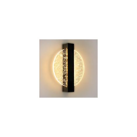 Applique Murale LED 6W, Lampe Murale Intérieure Moderne, Applique Murale LED Acrylique Ronde pour Salon, Chambre, Escalier, Couloir, Bianco Caldo