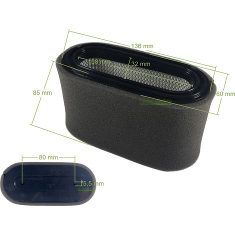 filtre à air pour moteur Loncin 352 ccm LC1P85F Master Cut 84-19/125 180100097-0001 (1/4)