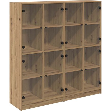 Maison Exclusive - Alacena 2 pcs Roble artesanal 68 x 37 x 142 cm