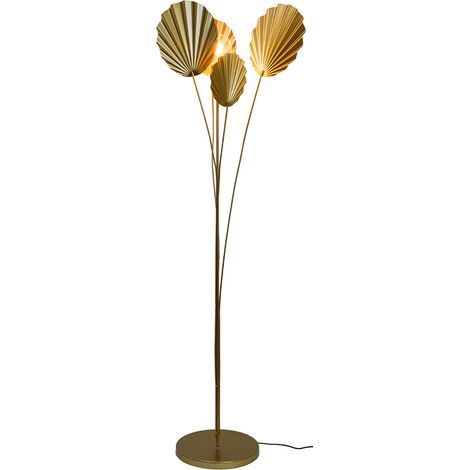 Lampadaire LED 158cm métal doré – Puissance 40W – Culot E27 – Éclairage fonctionnel pour intérieur – Sampa (1/3)