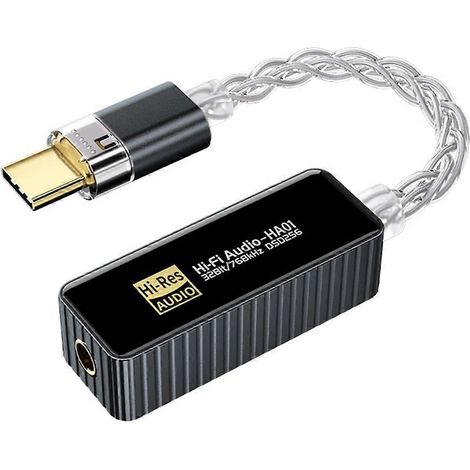 Amplificateur de casque USB Hi-Fi portable Dual Chip CS43198+CT7601, sans perte, compatible DSD256 32 bits/384 Hz. (1/5)
