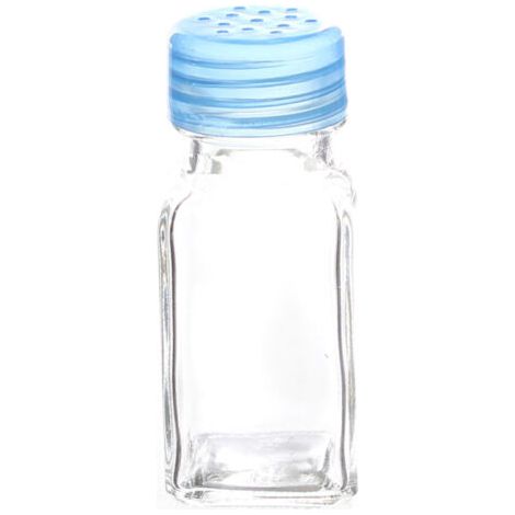 Container En Verre Porte épices Sel Et Poivre Couvert De Couleur