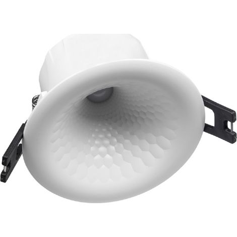 Faretto da incasso non orientabile bianco 5w 3000K luce calda (1/4)