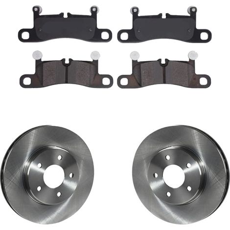 KIT FRENI POSTERIORI compatibile con VW TOUAREG (7P5,7P6) - DISCHI + PASTIGLIE OEM: P 65 027 / 17502 /SOSTITUZIONE DIRETTA/BASSA POLVERE/SILENZIOSO (1/5)
