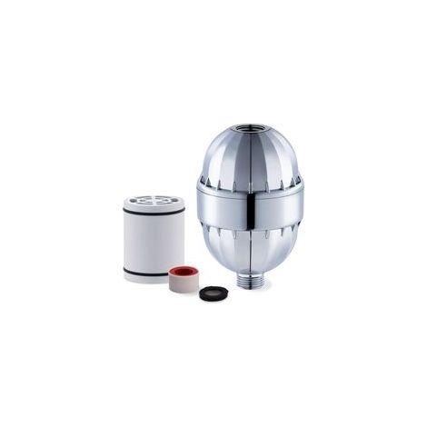 JSSEVN- Filtre Anti Calcaire Douche,Filtre à Douche à 15 étage avec Vitamine C et Haute Pression,Adoucisseur d'Eau élimine le Chlore et les Métaux lourds,Revitalisant la Peau Cheveux Ongles (1/5)