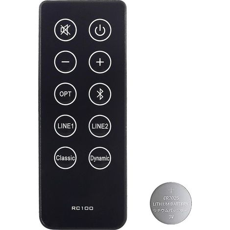 HOXILEELEO - sostituzione Remoto RC10D per sistema sound bar e altoparlanti libreria per Costruire R2000DB (hy) (1/5)