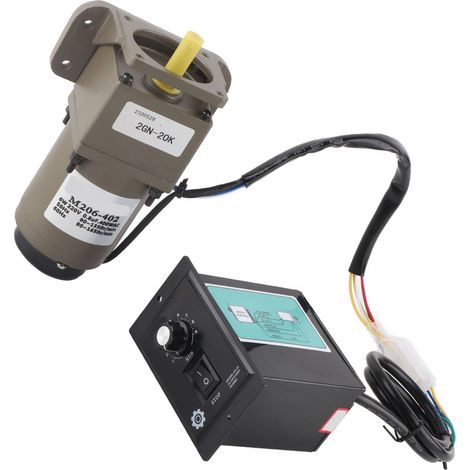 Wechselstrom 220V 6W Einphasen-Asynchron-Getriebemotor, einstellbare Untersetzung (20K) (1/5)