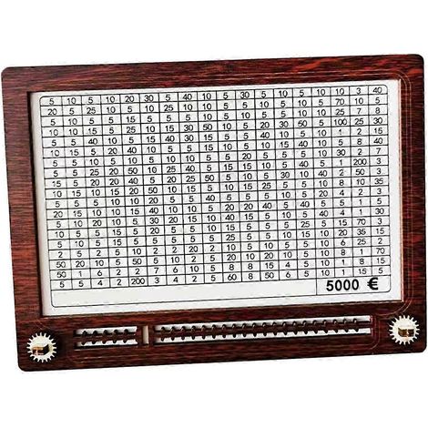 Tirelire en bois, boîte à monnaie, objet de décoration en forme de cochon, cadeau d'anniversaire pour enfants (garçons et filles).-brown 5000 euros