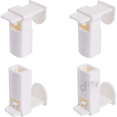 Ensemble de 20 stores plissés, accessoires de fixation et d'installation simple pour stores plissés (20 pièces). (1/5)