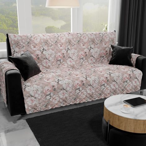 Housses de Canapé, Housse de Canapé Réversible, Housse de Fauteuil, Housse Canapé 1 Places, Protection Canapé, Coeurs Gris, 100% Made in Italy (1/4)