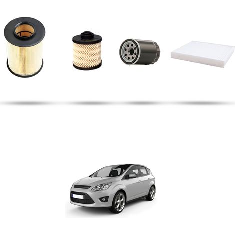 Kit tagliando 4 filtri compatibile con Ford C-Max II 2.0 Tdci 125kw dal 2015 (1/5)