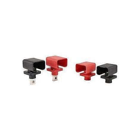 200A Vollkupfer Lithium-Batterie-Anschlussblock, Hochstrom-Wechselrichterstecker, Wandmontage, Speicheranschluss, 4 Stück