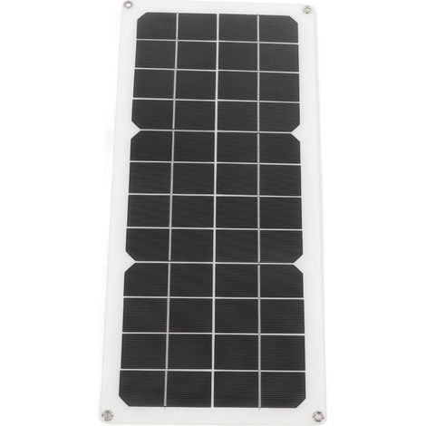 Panneau solaire 10W 12V à haut rendement de conversion avec protection anti-retour, chargeur solaire pour téléphones portables (1/5)