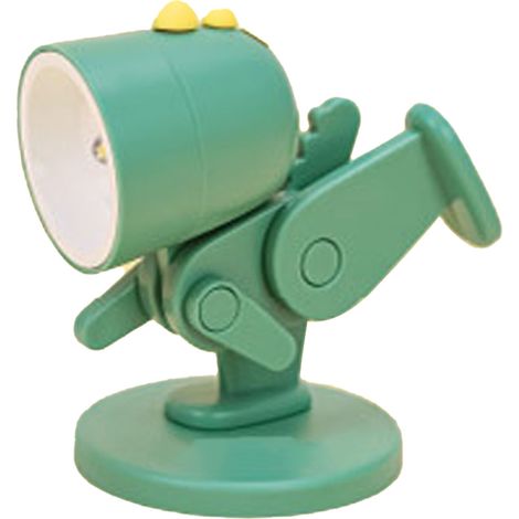 Ortviai Veilleuse LED en forme de dinosaure vert – Lampe d'ambiance compacte pour chambre et bureau (1/5)