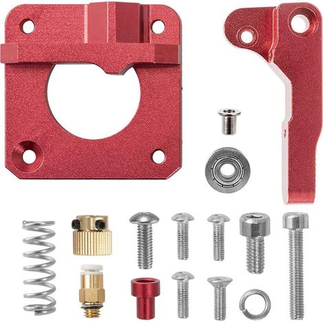 Estrusore Ender 3 aggiornato, alimentatore per estrusore Bowden MK8 in alluminio Ender 3 V2, parti per stampante 3D per Creality Ender 3/Ender 3 V2/Ender 3 Pro/Ender 5/Ender 5 Pro/CR-10/CR-10S