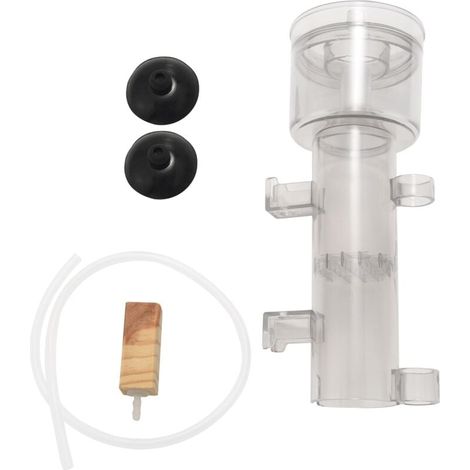 600L / H Mini Poissons D'Aquarium Corail RéServoir Accrocher Interne sur Driven Air éCumeur avec Bois Tube Pierre (1/4)