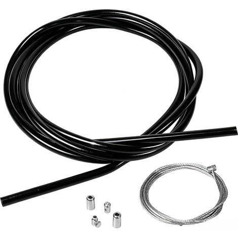 Cable de embrague universal Ø 2 mm, 2 metros, con funda y conector.Kit de reparación de cable de embrague de motos, cross, ciclomotores y motos de pequeña cilindrada (1/5)