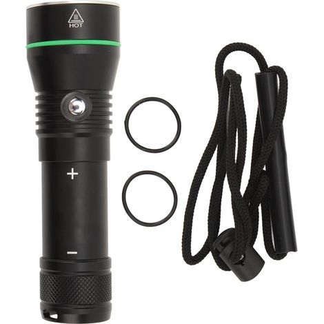 Lampe de plongée puissante 110 mètres étanche IPX8 avec 3 modes d'éclairage (1/5)
